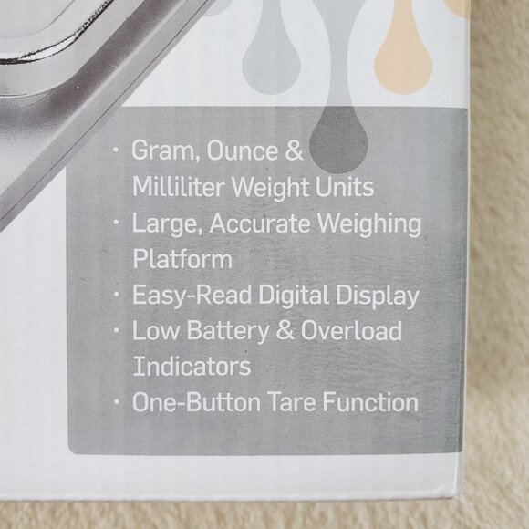 Digital Kitchen Scale - Multifunction, Lightweight 11 Pounds Capacity - Picture 4 of 10